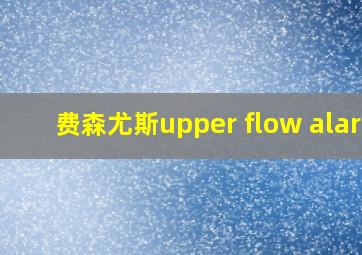 费森尤斯upper flow alarm